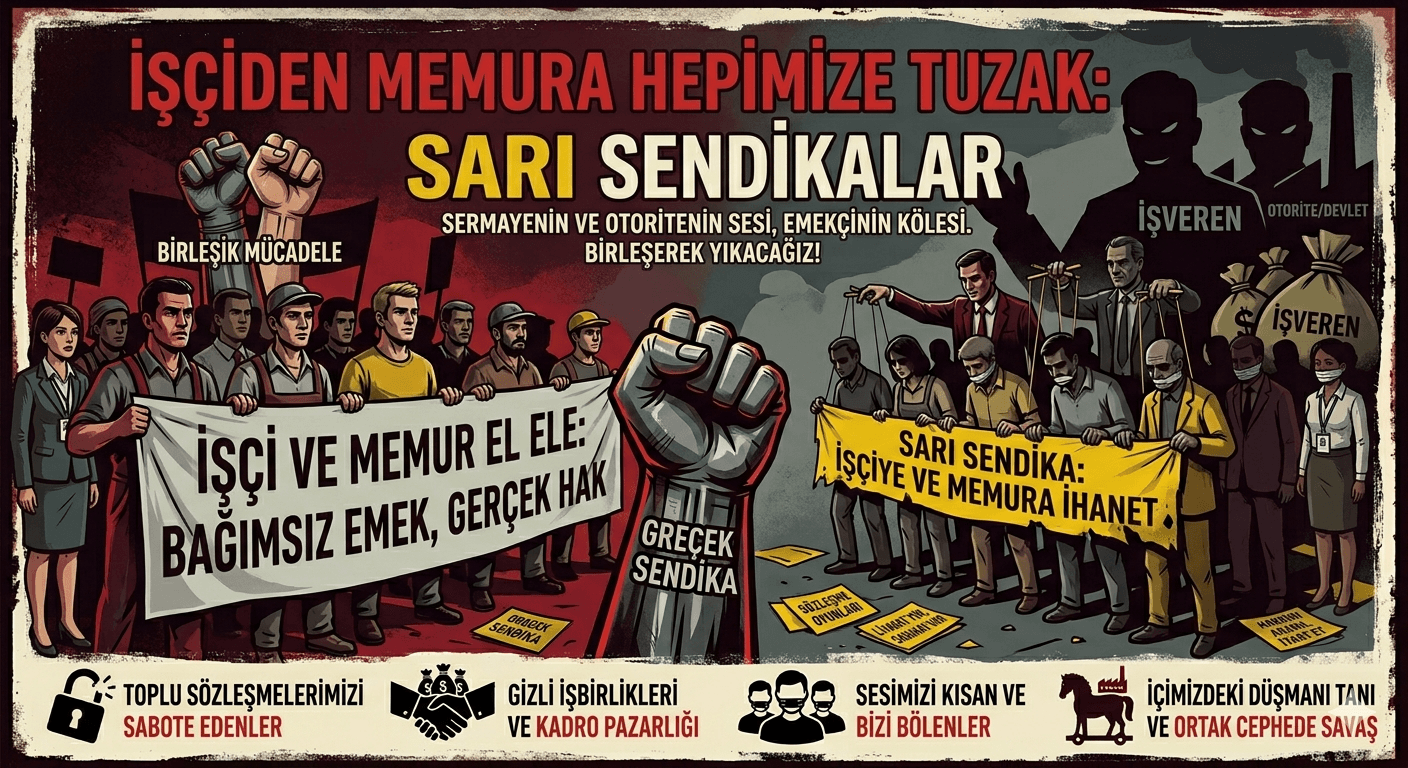 EMEĞİN TRUVA ATI; SARI SENDİKACILIK